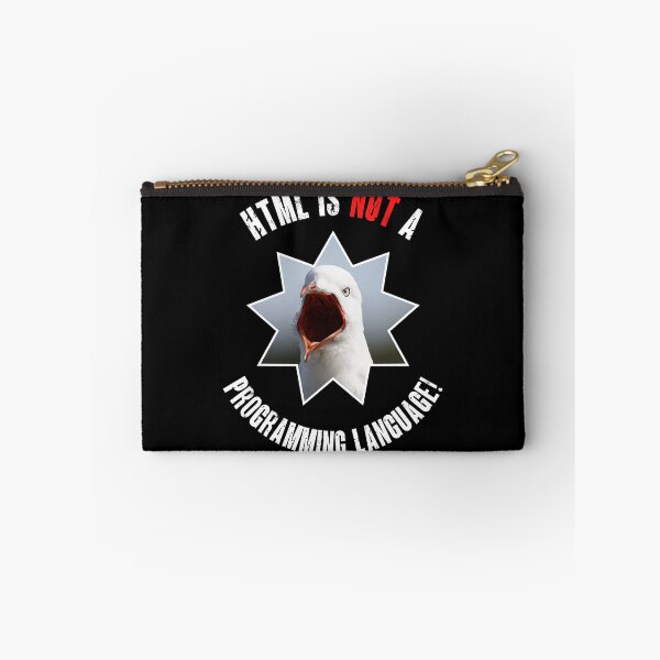 Item preview, HTML is NOT a programming language! designed and sold by themkat.