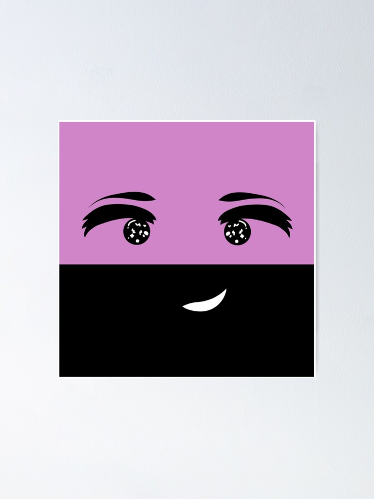 "Graphic Half Pink Half Black Face" Poster by STUDIO72 Redbubble