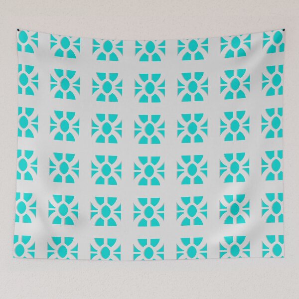 Item preview, Breeze Block Two Single Teal designed and sold by Owen1976.