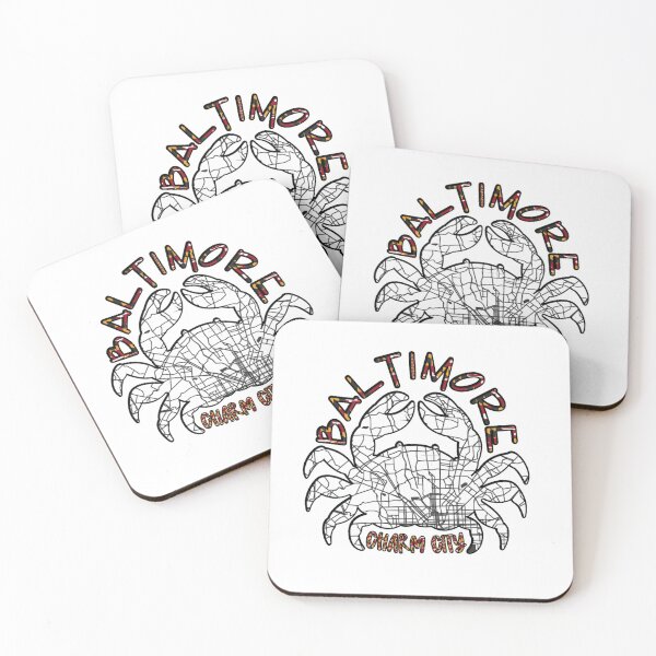 Item preview, Baltimore Crab Map designed and sold by Gratefulgabby.