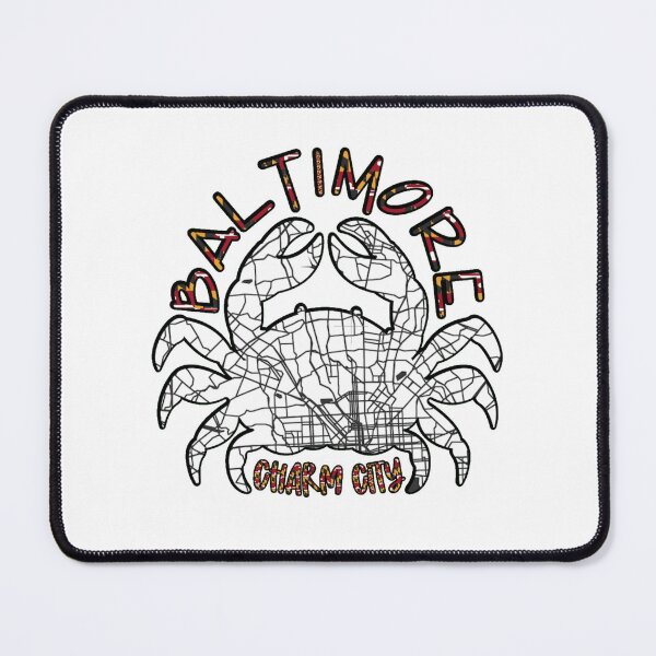 Item preview, Baltimore Crab Map designed and sold by Gratefulgabby.