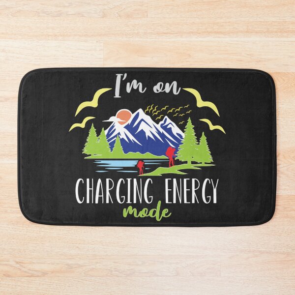 Item preview, I'm on charging energy mode, adventure black designed and sold by NineJuly.