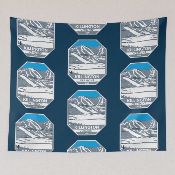 Item preview, Killington Ski Area Winter Vermont designed and sold by KrisSidDesigns.