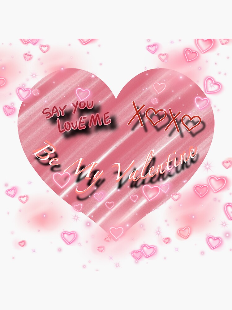 Thumbnail 3 of 3, Sticker, Be My Valentine designed and sold by Naim Halawi.