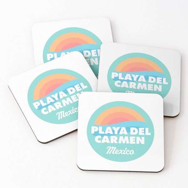 Item preview, Playa del Carmen Retro Beach Badge designed and sold by modeoftravel.