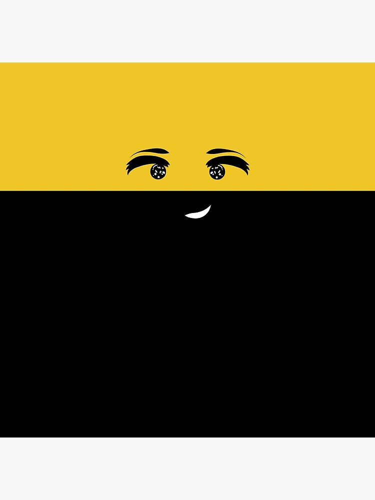 "Graphic Half Yellow Half Black Face" Poster by STUDIO72 Redbubble