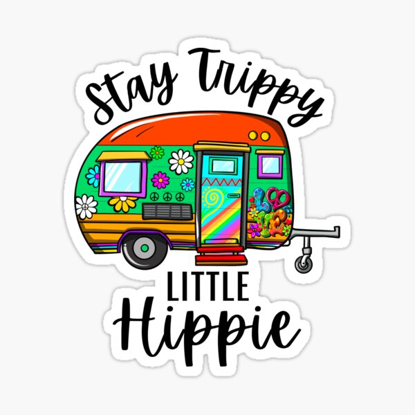 Camper Hippie Taie de Traversin Happy Camper Van Moto 