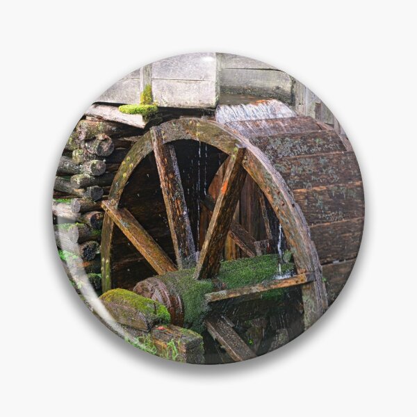 Item preview, The John Cable Grist Mill Wheel Cades Cove Great Smoky Mountains designed and sold by LisaWootenPhoto.