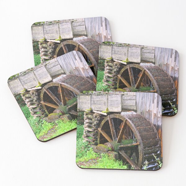 Item preview, The John Cable Grist Mill Wheel Cades Cove Great Smoky Mountains designed and sold by LisaWootenPhoto.