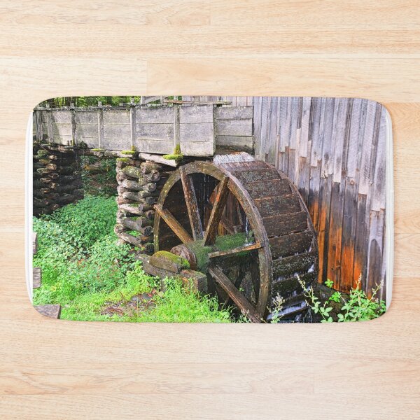 Item preview, The John Cable Grist Mill Wheel Cades Cove Great Smoky Mountains designed and sold by LisaWootenPhoto.