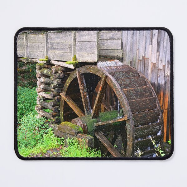 Item preview, The John Cable Grist Mill Wheel Cades Cove Great Smoky Mountains designed and sold by LisaWootenPhoto.