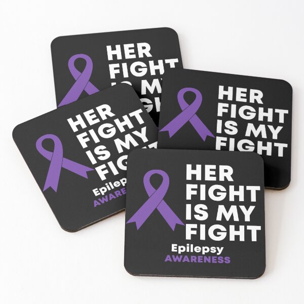 Item preview, Her Fight Is My Fight Epilepsy Awareness designed and sold by Color-Sparkle.