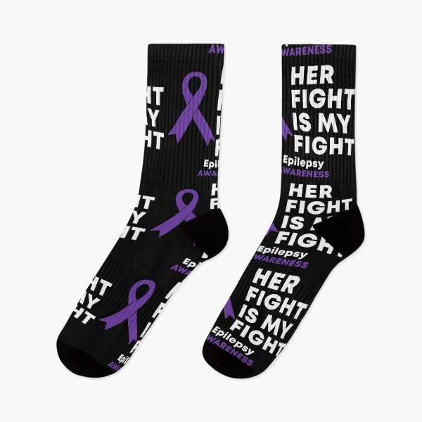 Item preview, Her Fight Is My Fight Epilepsy Awareness designed and sold by Color-Sparkle.