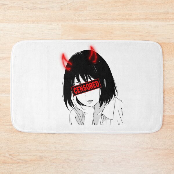 Item preview, Anime Girl With Horns Censored designed and sold by PourElla.