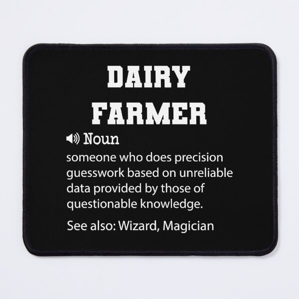 Item preview, Dairy Farmer Definition, Funny Dairy Farmer Quote, Cool gift for Dairy Farmer lover designed and sold by ZAstore.