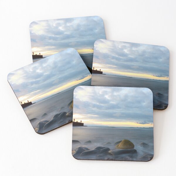 Item preview, Sunset seascape with sea water in motion blur designed and sold by vuelo.