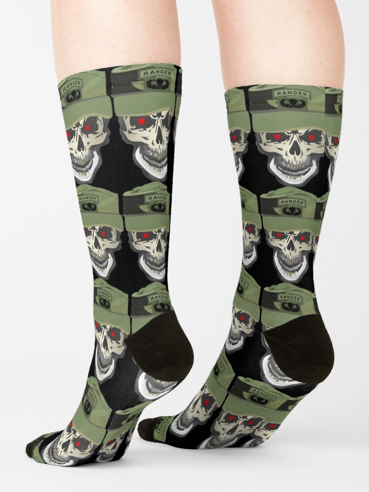 Thumbnail 4 of 5, Socks, Army - Ranger Patrol Cap - Skull - Ranger Airborne x 300 designed and sold by twix123844.