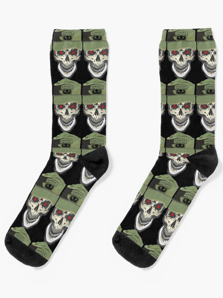 Thumbnail 1 of 5, Socks, Army - Ranger Patrol Cap - Skull - Ranger Airborne x 300 designed and sold by twix123844.