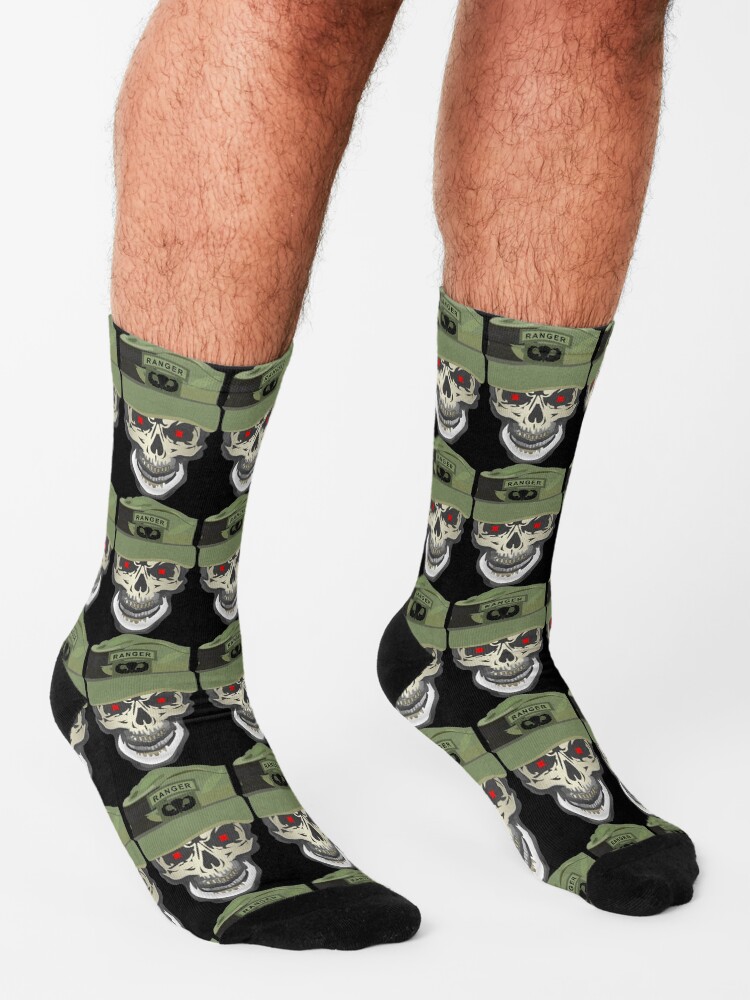 Thumbnail 3 of 5, Socks, Army - Ranger Patrol Cap - Skull - Ranger Airborne x 300 designed and sold by twix123844.