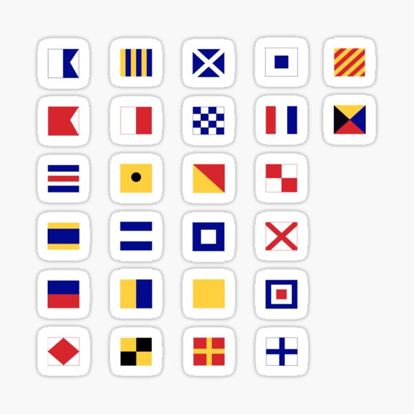 Item preview, Maritime Flags, Minimalist designed and sold by Samantha  Woodford.