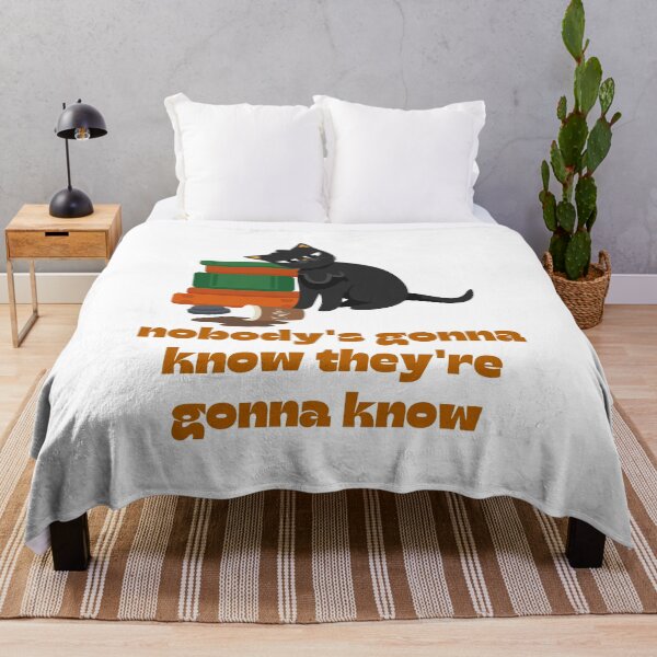 Item preview, Nobody's Gonna Know How Would They Know Trending Meme - Cute Funny Sneaky Kitten - Kitty Cat designed and sold by YANAY-FASHION.