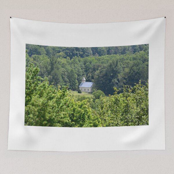 Item preview, Little White Church Nestled In The Forest designed and sold by LisaWootenPhoto.