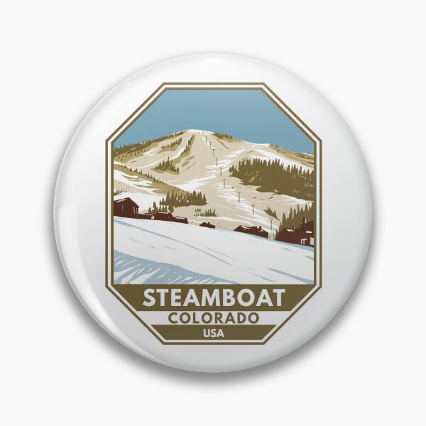 Artikelvorschau, Steamboat-Skigebiet Winter Colorado entworfen und verkauft von KrisSidDesigns.