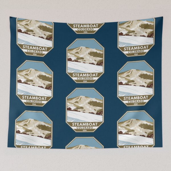 Item preview, Steamboat Ski Area Winter Colorado designed and sold by KrisSidDesigns.