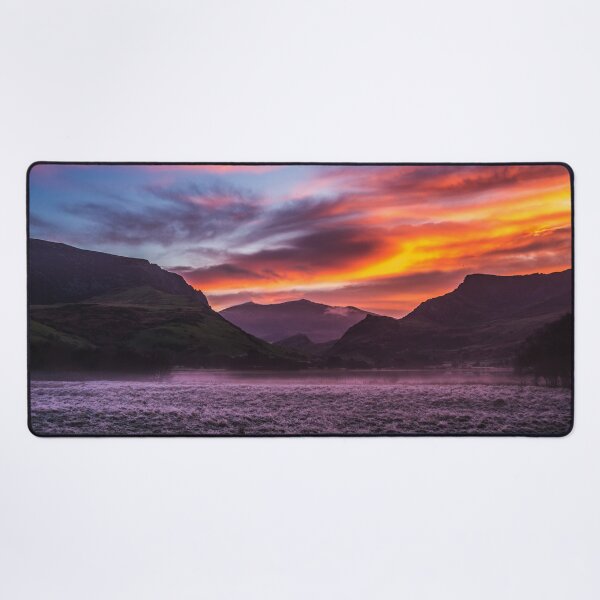 Item preview, Sunrise Over Snowdon On A Crisp Cold Day designed and sold by LluniauDafyddEm.