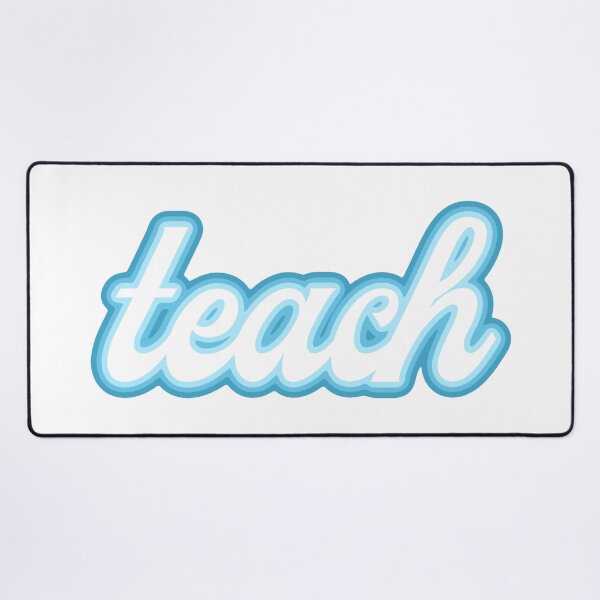 Item preview, Teach Retro Blue Gradient designed and sold by abbeygfrerer.