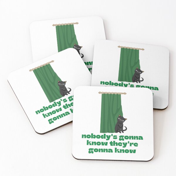Item preview, Nobody's Gonna Know How Would They Know Trending Meme - Cute Funny Sneaky Kitten - Kitty Cat designed and sold by YANAY-FASHION.