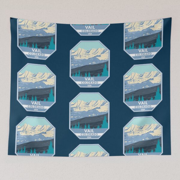 Item preview, Vail Ski Area Winter Colorado designed and sold by KrisSidDesigns.