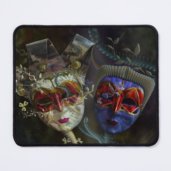 Item preview, The Good Mask and the Evil Mask designed and sold by Cornelia Mladenova.