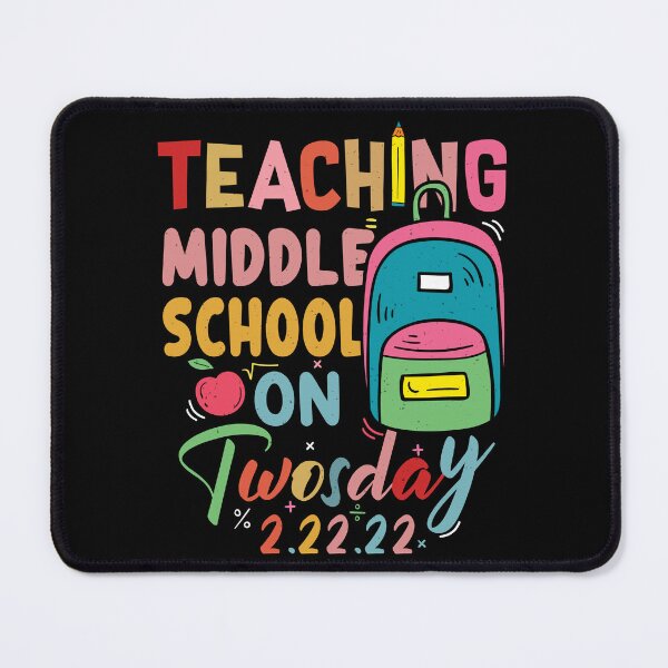 Item preview, 2/22/2022 Teaching Middle School On Twosday Gift Teacher designed and sold by ecomdesign.