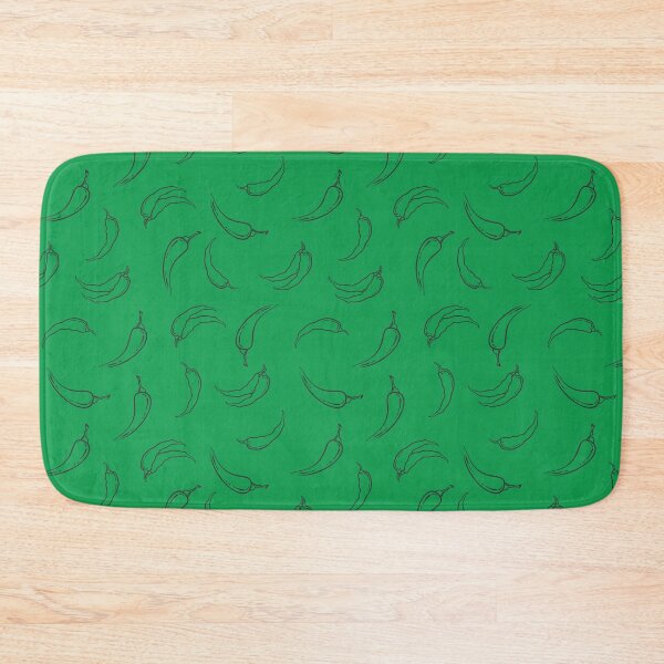 Item preview, Hand-Drawn Chile Peppers on Green designed and sold by Susan Says.