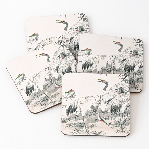 Item preview, Japanese Crane and Bamboo illustration designed and sold by RyanCaudell.