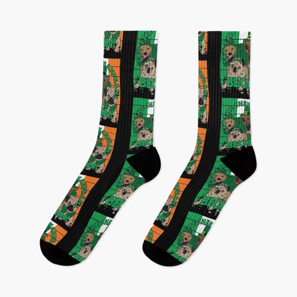 Item preview,  Let the shenanigan's begin, Irish flag, pug lover funny saying/quote puppy distressed retro sunset design designed and sold by SamRVstore.