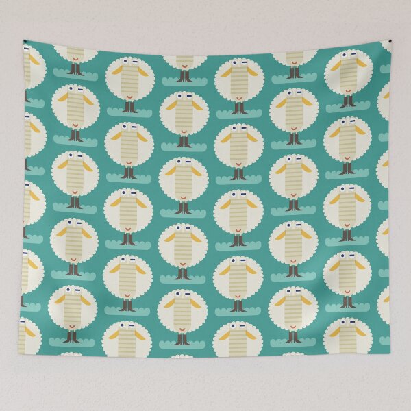 Item preview, Sheep in the meadow designed and sold by AnnaPedren.