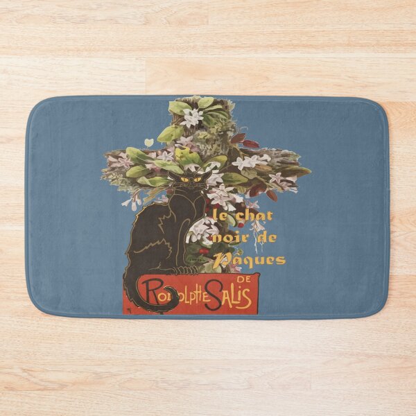 Item preview, Easter Le Chat Noir de Paques With Floral Cross designed and sold by taiche.