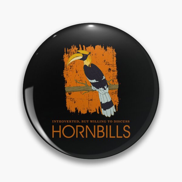 Artikelvorschau, Introvertierter lustiger tropischer Vogel-Liebhaber-Hornbill-Druck entworfen und verkauft von jakehughes2015.