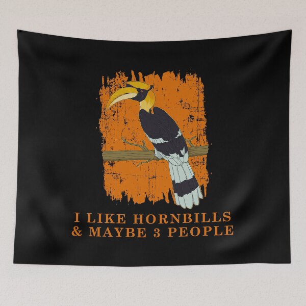 Item preview, Ornithology Tropical Birdlover I Like Hornbills design designed and sold by jakehughes2015.