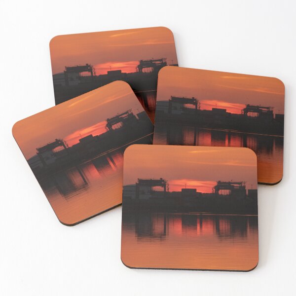 Item preview, Sunset at the docks designed and sold by CrazyShutter.