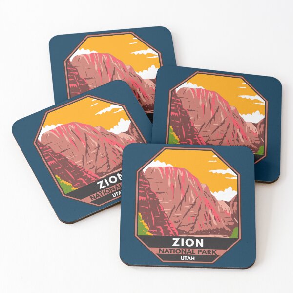 Item preview, Zion National Park Utah Emblem designed and sold by KrisSidDesigns.
