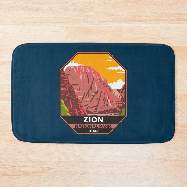 Item preview, Zion National Park Utah Emblem designed and sold by KrisSidDesigns.