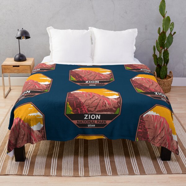 Item preview, Zion National Park Utah Emblem designed and sold by KrisSidDesigns.