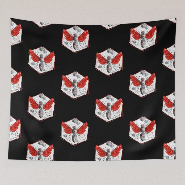 Item preview, INK BLEND Tattoo: Red bee designed and sold by Melangedencres.