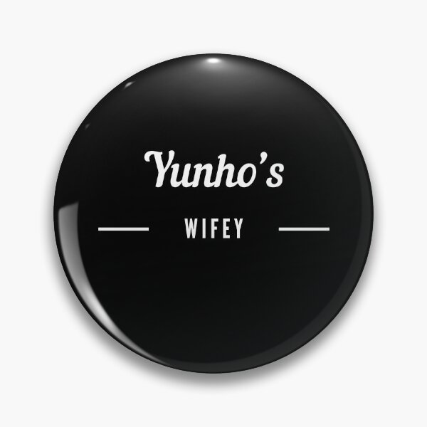Item preview, Yunho wifey - White on Black text design  designed and sold by Daebakshop.