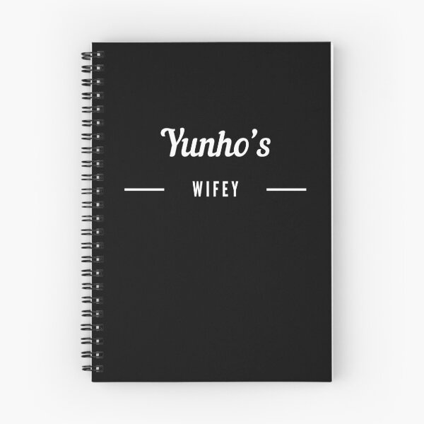 Item preview, Yunho wifey - White on Black text design  designed and sold by Daebakshop.