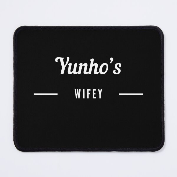 Item preview, Yunho wifey - White on Black text design  designed and sold by Daebakshop.