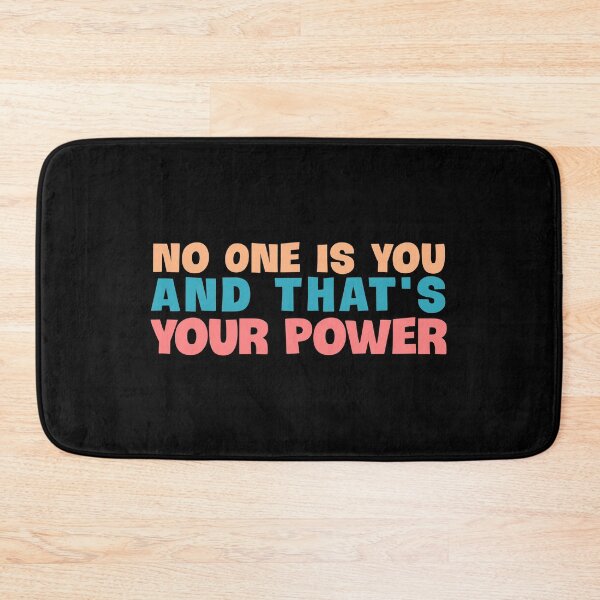 Item preview, No One Is You And Thats Your Power designed and sold by InnaPo ⭐⭐⭐⭐⭐.